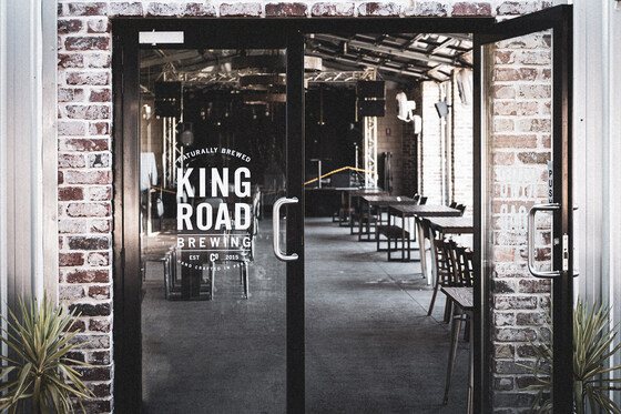Late lunch at King Road Brewing Company