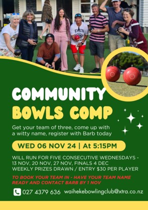 Community Bowls Comp 