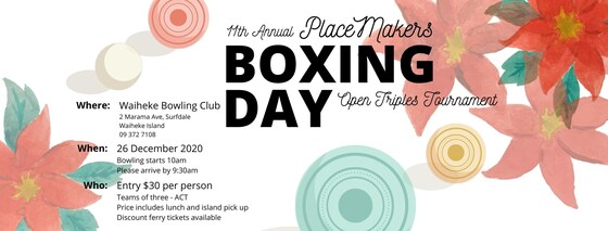 PlaceMakers Boxing Day Tournament