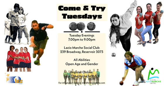 Come & Try Tuesdays 