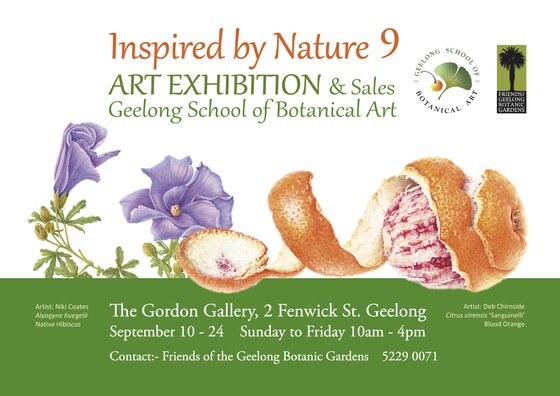 INSPIRED BY NATURE 9 : Geelong School of Botanical Art Exhibition