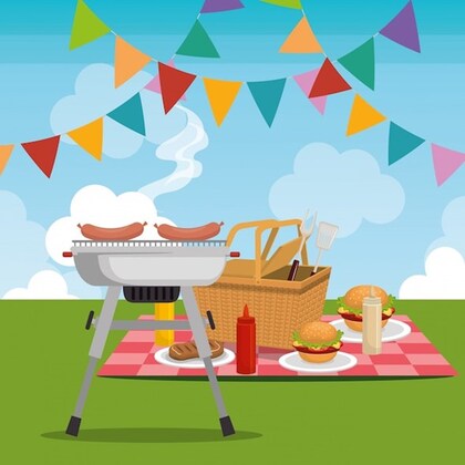 Picnic at Burrow Mump
