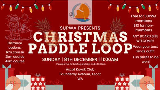 CHRISTMAS DECEMBER PADDLE LOOP