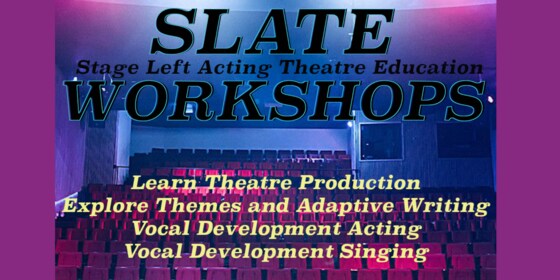 Stage Left Acting & Theatre Education Workshops (April)
