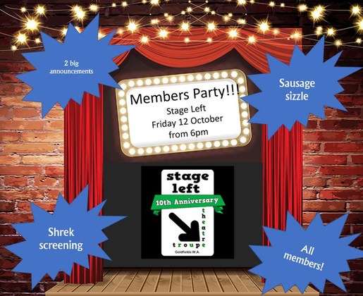 Party! Shrek screening! Sausage Sizzle!