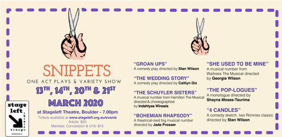 Snippets - One Act plays and variety concert