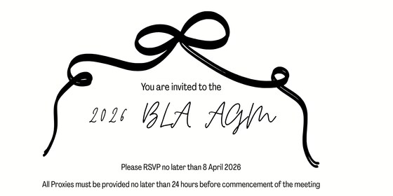 2026 BLA AGM