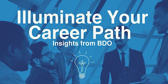 Illuminate your career path BDO x CTS X CBCA 
