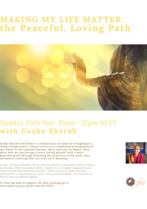 Making my life matter: the peaceful loving path