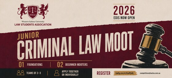 2026 Junior Criminal Law Moot
