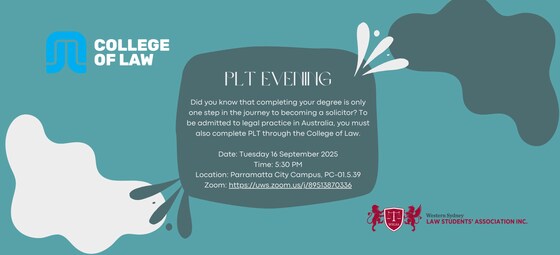 Practical Legal Training (PLT) Workshop