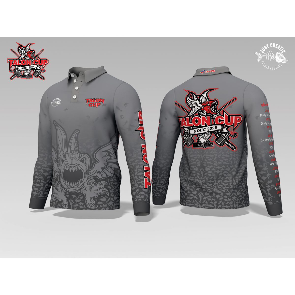2026 Talon Cup Fishing Shirt -Super Lightweight & Stretchy Pre-order Only - Closes September 13