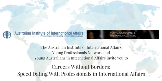 Careers Without Borders: Speed Dating With Professionals in International Affairs 