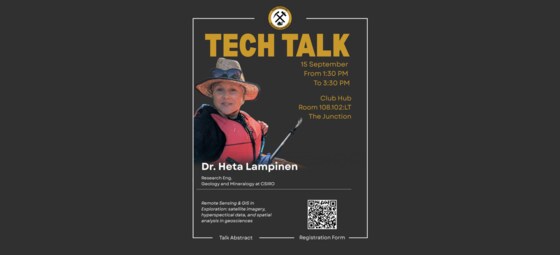 Technical Talk: Remote Sensing & GIS in Mineral Exploration