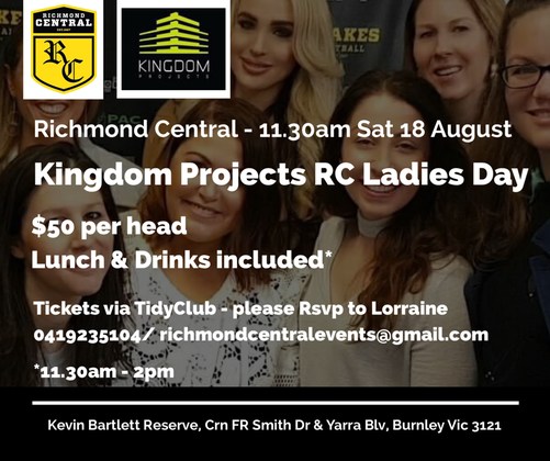 Kingdom Projects RCAFC Ladies Lunch 2018