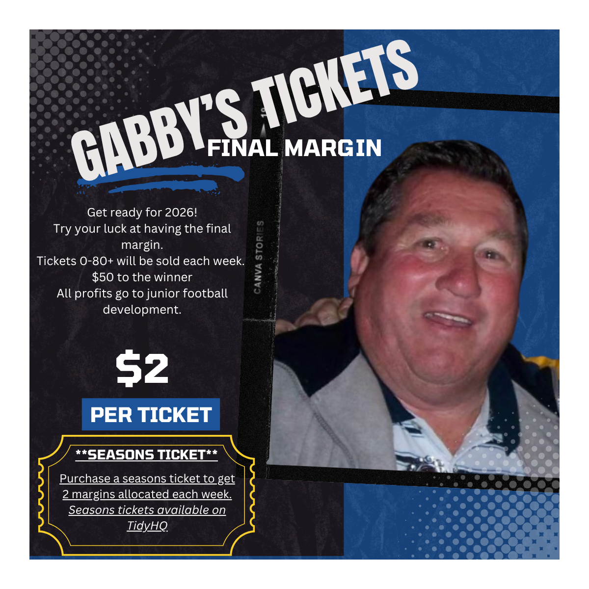 2026 Gabbys Margin Season Ticket
