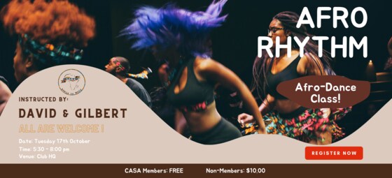 CASA: Afro-Rythm Dance Class