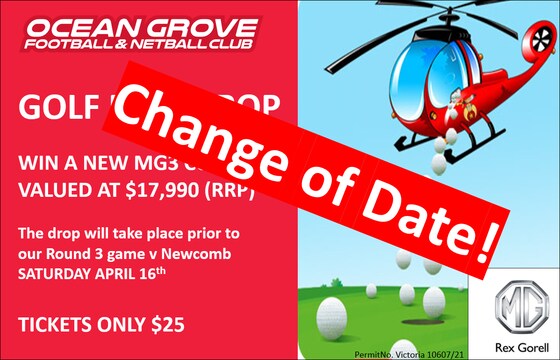 MAJOR RAFFLE 16th April