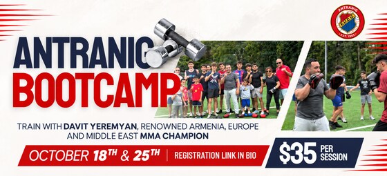 Antranig Bootcamp (18th & 25th Oct)