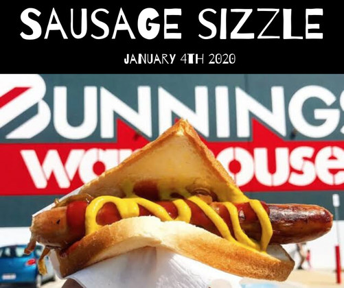 Bunnings Sausage Sizzle Jan 2020