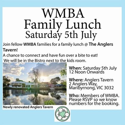 WMBA Family Lunch - Angler's Tavern