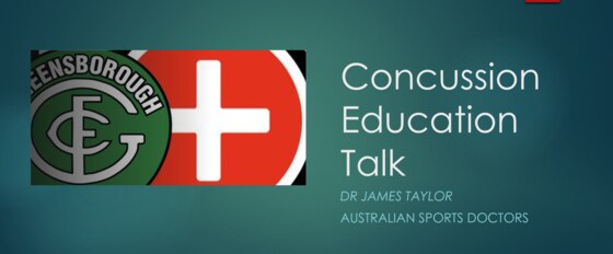 Concussion Education Talk