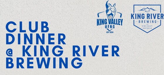 KVUFNC  Dinner @ King River Brewery 