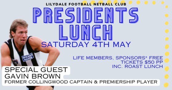 PRESIDENTS LUNCH