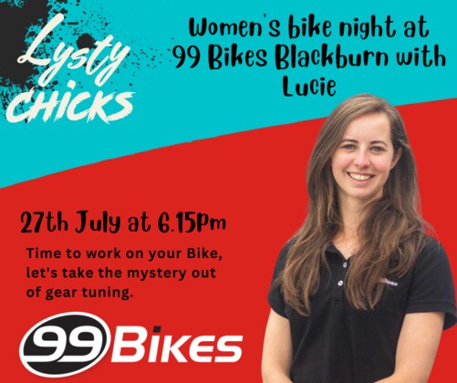 Bike night at 99 Bikes Blackburn with Lucie