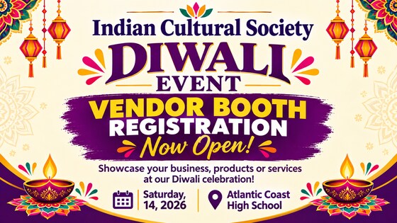 Vendor Booth for ICS Diwali 