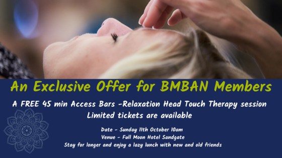 FREE 45 min Access Bars -Relaxation Head Touch Therapy session