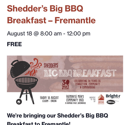 Shedders Big BBQ Breakfast