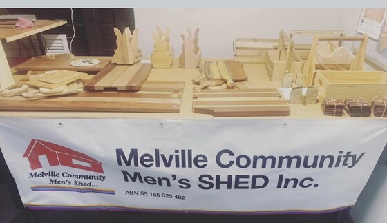 Sales stall in Bunnings Melville foyer