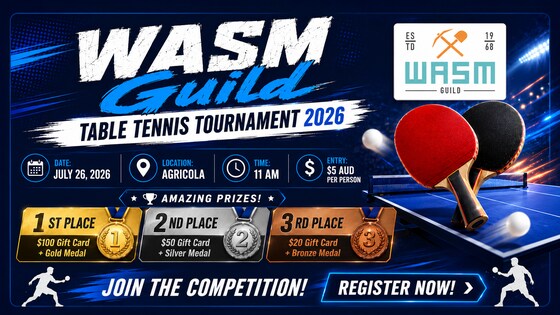 WASM Guild Table Tennis Tournament 2026