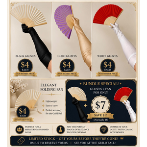 Bridgerton's Vibe Gloves and Fans (Non-members) image 5