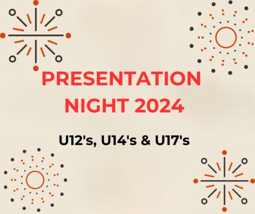 2024 End of Season Presentation Night U12's, U14's & U17's