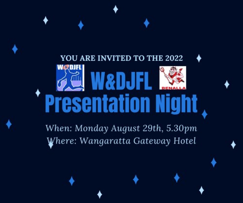 W&DJFL Presentation Night 2022