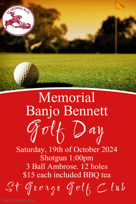 STGLRFC - 2024 Banjo Bennett Golf Day