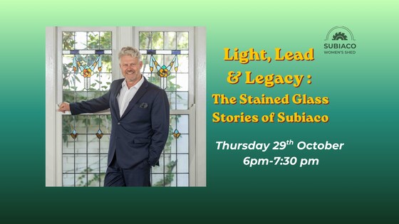 Talk series: Light, Lead and Legacy: The Stained Glass Stories of Subiaco