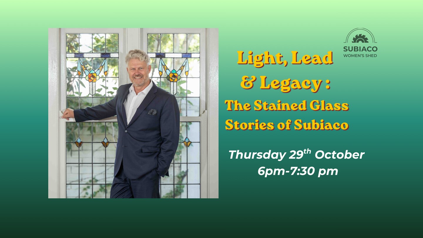 Talk series: Light, Lead and Legacy: The Stained Glass Stories of Subiaco