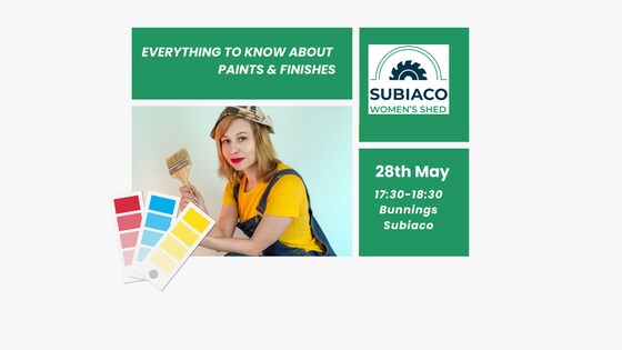 Talk : Everything to know about paints and finishes @ Bunnings Subiaco