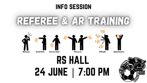 Centre Ref & AR Volunteer Training