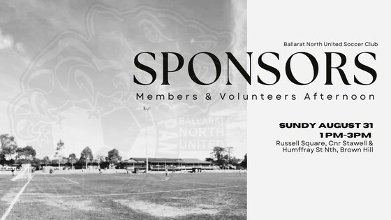 Sponsors, Members & Volunteers Day