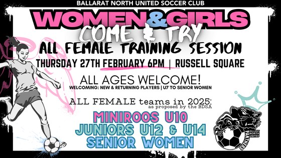 Come & Try | Women & Girls only