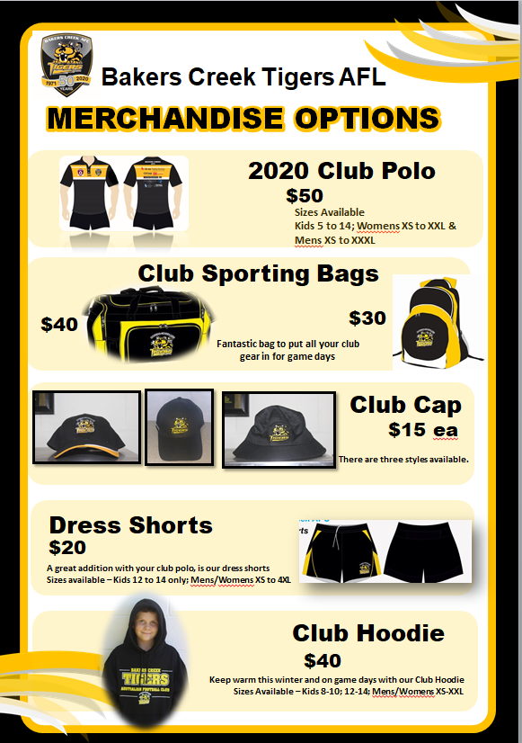 Bakers Creek AFL Club TidyHQ