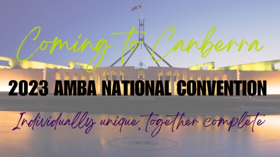 2023 AMBA National Convention  - Coming to Canberra