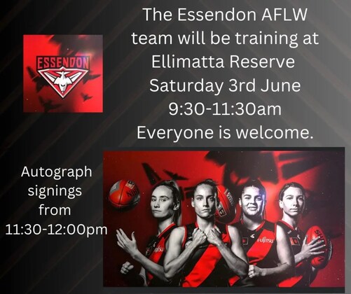 Essendon AFLW Training