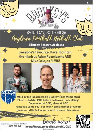 AFNC Comedy night 26th October 2024