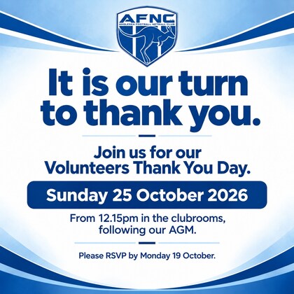 Volunteers Thank You 