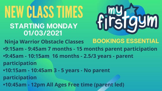 GCMBA Active & Healthy Kids at My First Gym Robina -  29 Mar 2021